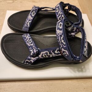 NEW Womens Teva Hurricane 4 Strappy Outdoor Hiking Sandal Purple/White Size 9